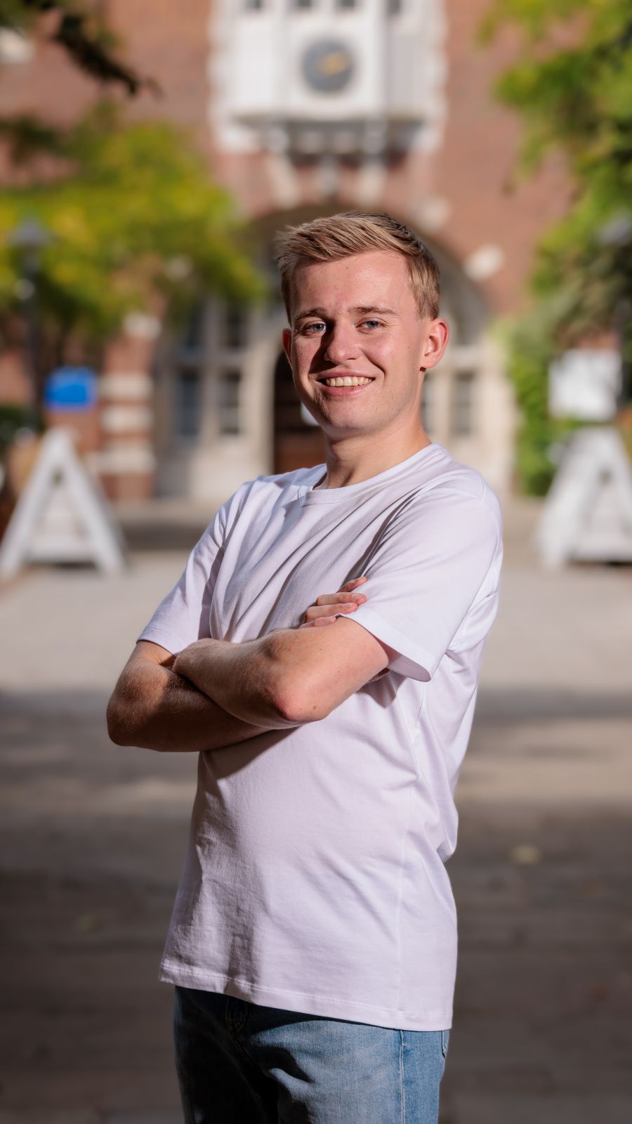 Portrait of Christian in Beit Quad