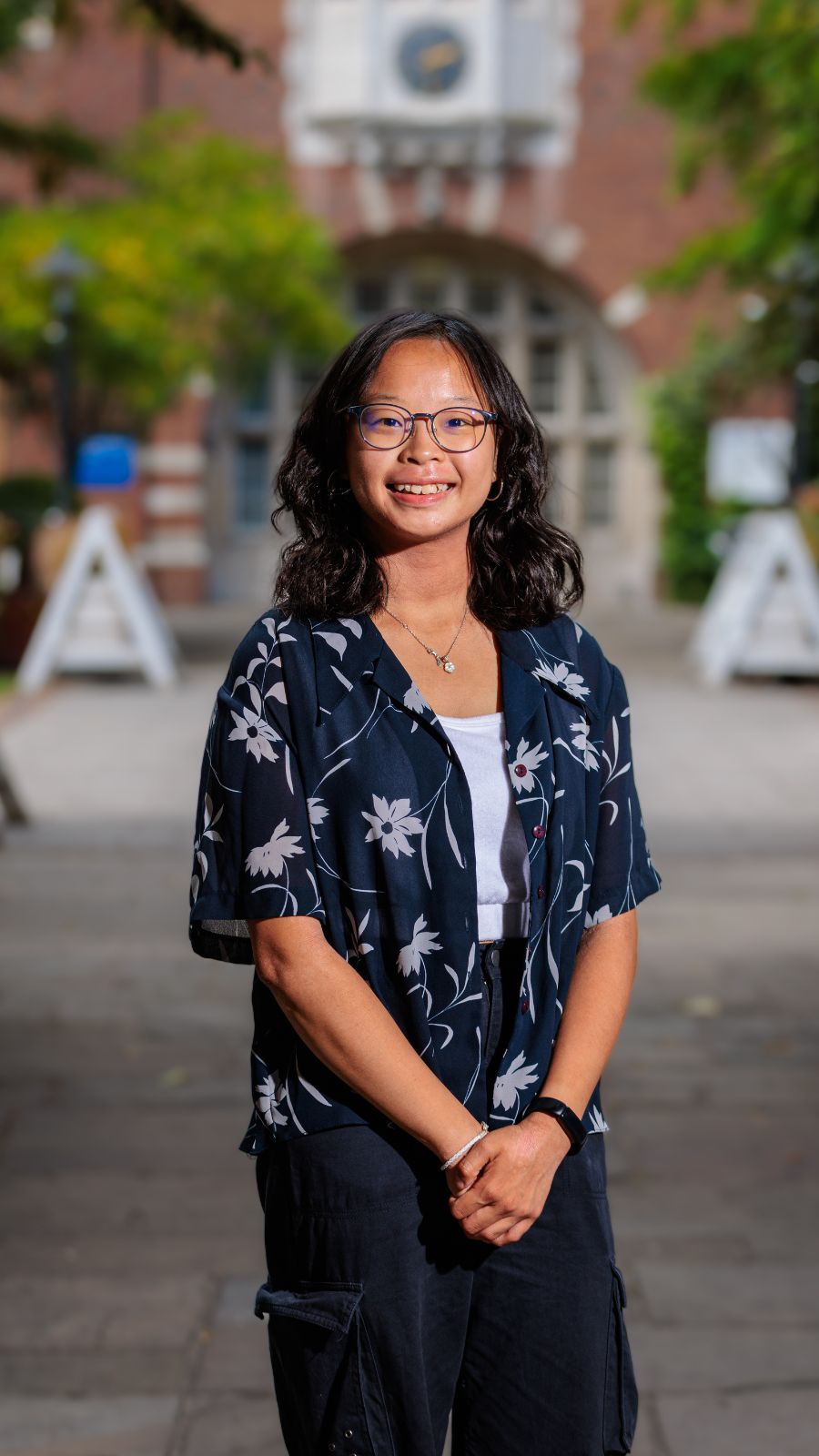 Portrait of Steph in Beit Quad