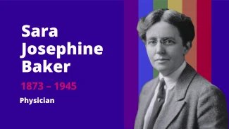 Sara Josephine Baker banner